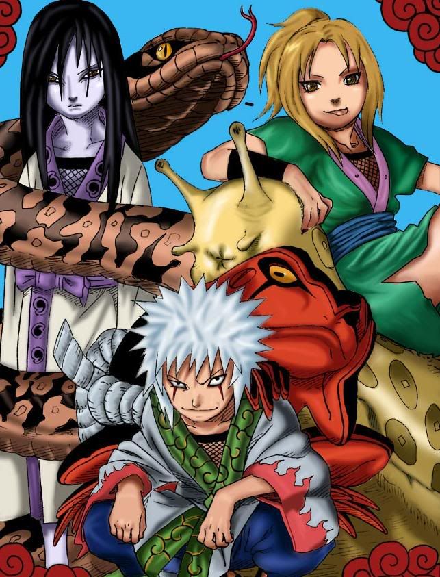 TsunadeJiraiya20et20Orochimaru