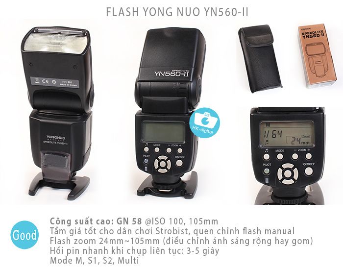 [HK-DIGITAL] Phụ kiện nhiếp ảnh giá tốt cho anh em (flash, grip, balo, chân đèn, dù.. - 3