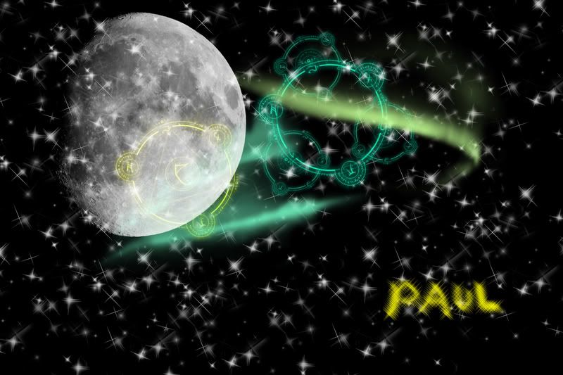 aurola on the moon