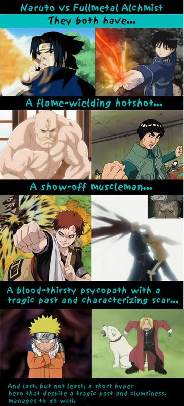 FULL METAL ALCHEMIST NARUTO full metal alchemist naruto: