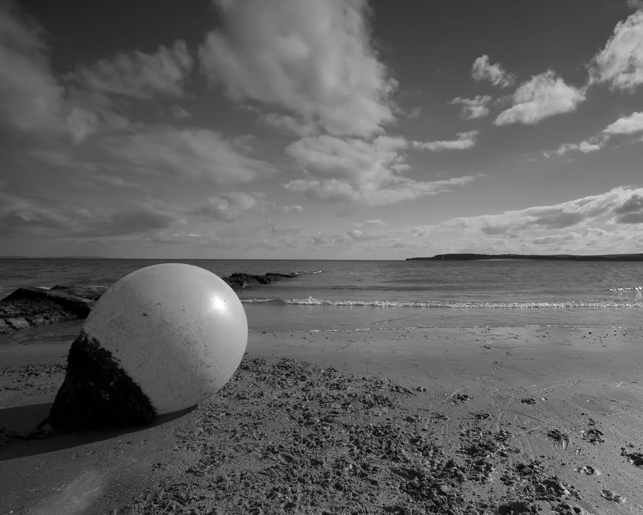 buoy on beach