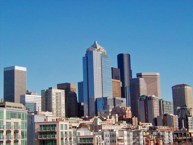 Original Seattle cityscape photo (c) by Karen I. Olsen