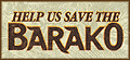 Save the Barako! website