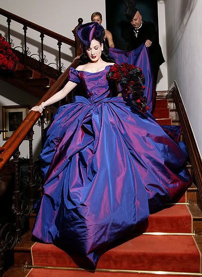 Purple Wedding Dress Pictures, Images and Photos
