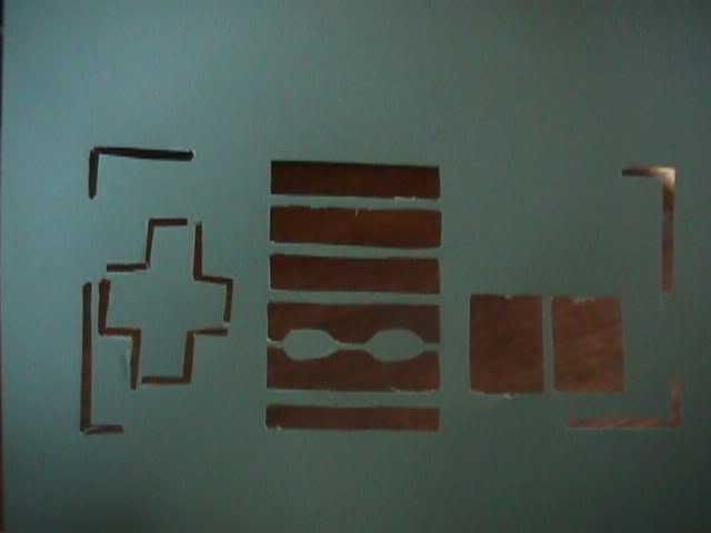 Nes Controller Stencil