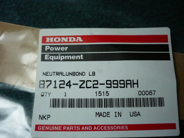 Honda generator service bulliten 20