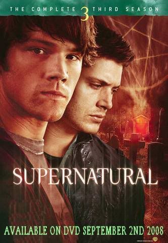 DVD Cover For Supernatural Season 3 