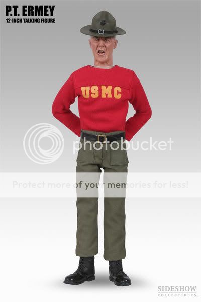 Lee Ermey P.T. Gear Sideshow 12 figure USMC *EXCL*  