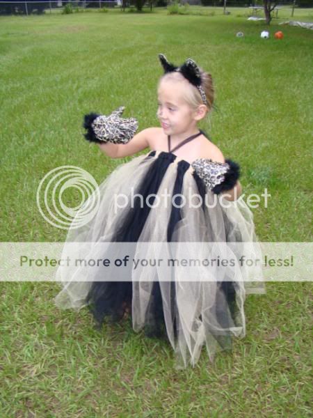 LEOPARD CAT HaLLoWeeN BOuTiQuE TuTu Cheetah Animal Print Costume 2t 3t 