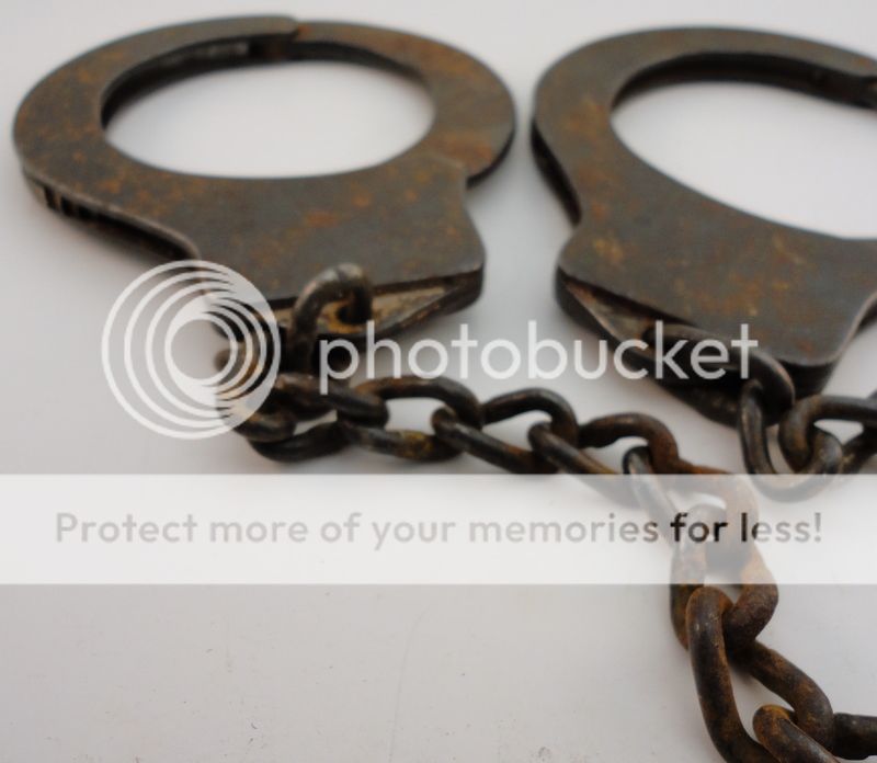 Harvard Lock Company Vintage Handcuffs. No Keys, Nice Shape.