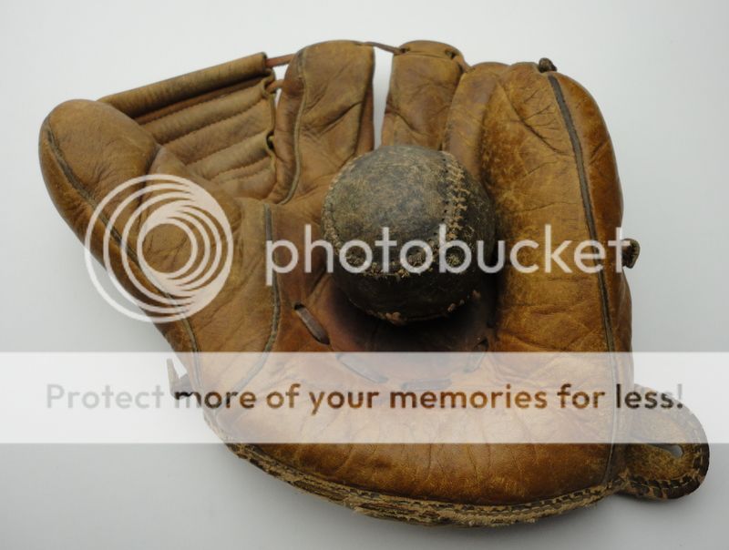 Vintage Henry Hank Thompson Baseball Glove Embossed Signature