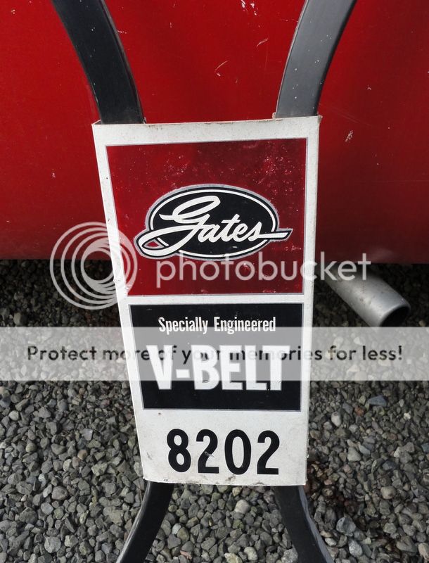 Vintage Gates V Belt 8202 Fan Belt Sign Gian Display  