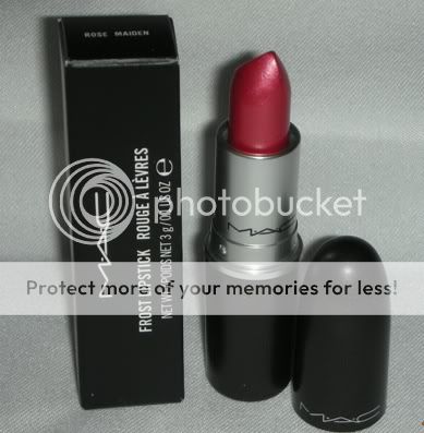 MAC Lipstick ROSE MAIDEN Pink Red M.A.C Cosmetics  