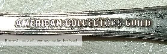 1960s Washington DC American Collectors Guild S/P Spoon  