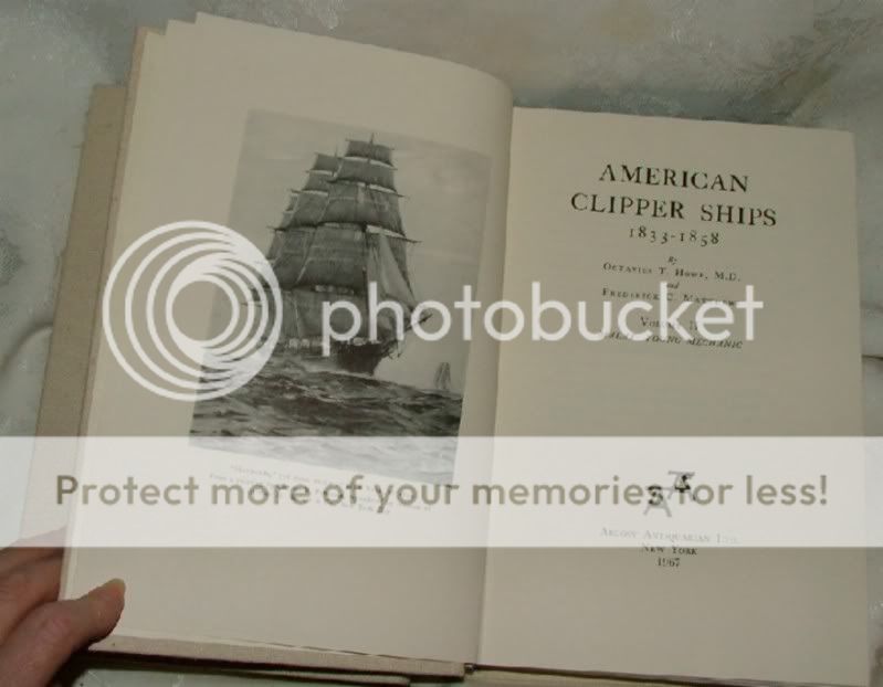OFFERING a 2 VOLUME SET OF AMERICAN CLIPPER SHIPS 1833 1858 BY 